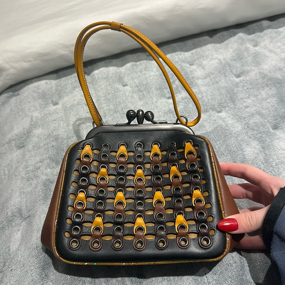 coach handbag with shoulder strap
